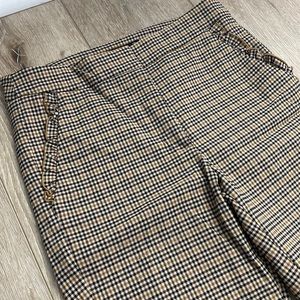 Zara plaid pants size S